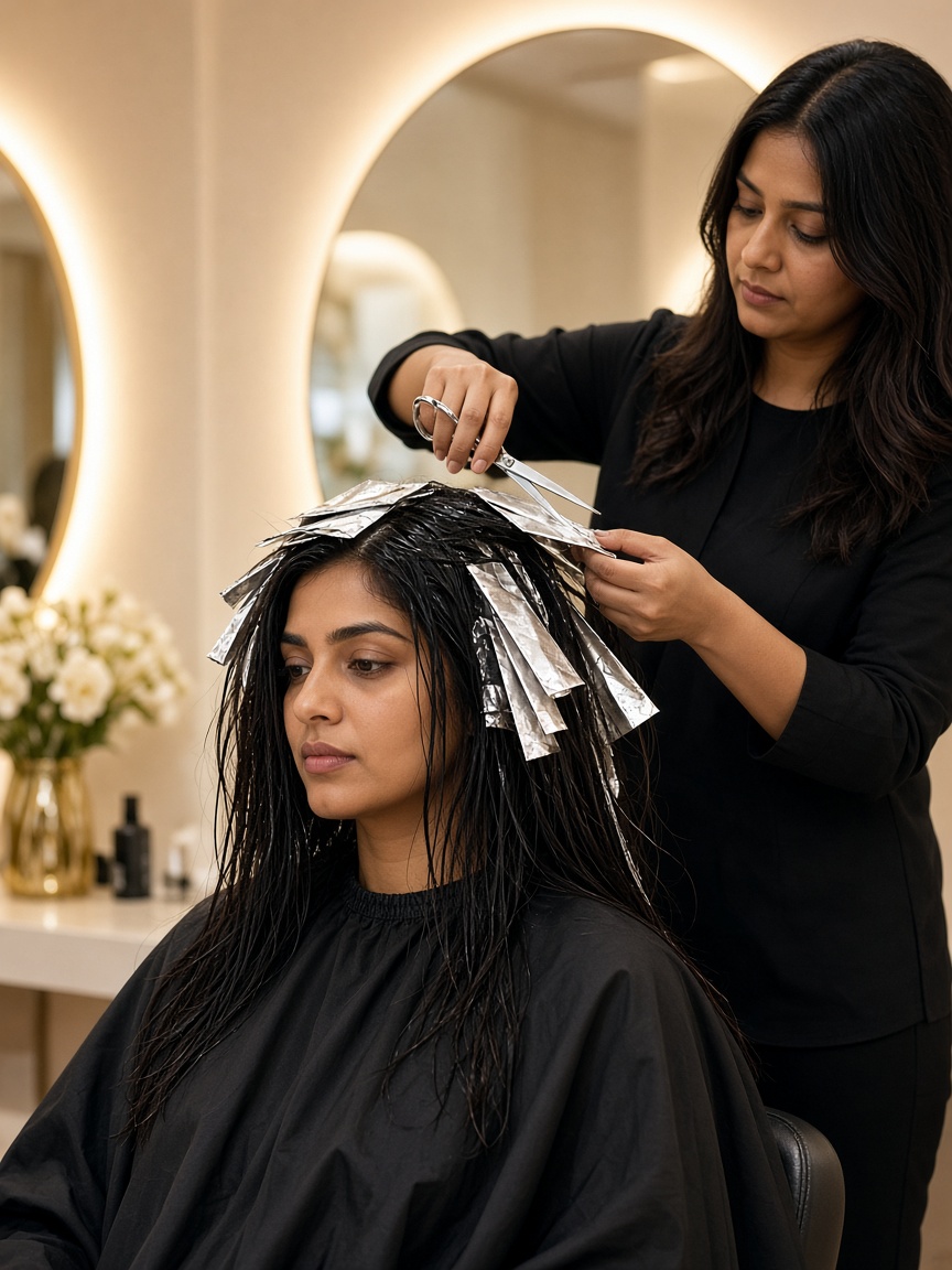 Hair Cutting / Styling / Coloring at ERA Beauty Launch in Punalur