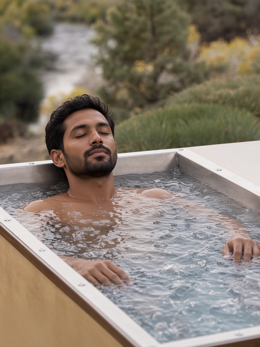 Cold Ice Bath at ERA Wellness & Spa in Punalur